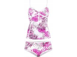 B.P.C tankini wzorzyste z suwakiem 40