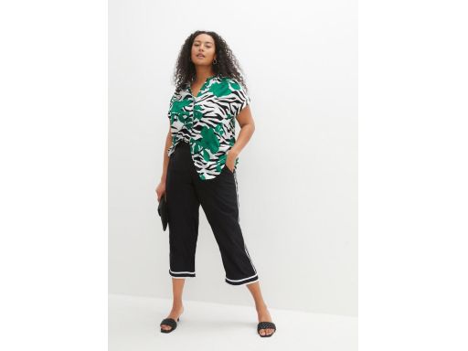 B.P.C bluzka koszulowa we wzór zebry i kwiaty r.44