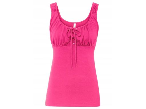 B.P.C top różowy ze sznurowaniem ^44/46