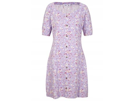 B.P.C sukienka w kwiaty fiolet r.44/46