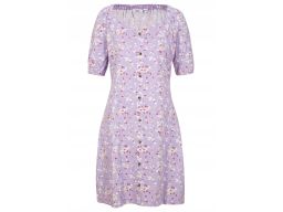 B.P.C sukienka w kwiaty fiolet r.44/46
