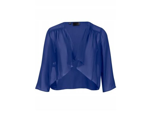 B.P.C. cienkie bolerko szyfonowe szafirowe 38.