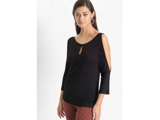 B.P.C bluzka czarna odkryte ramiona r.36/38
