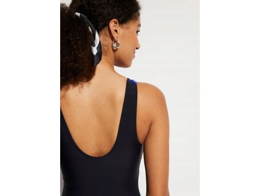 B.P.C kostium kąpielowy czarny z kolorowym wzorem 46.