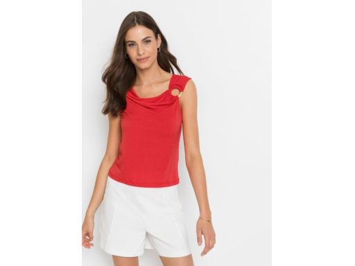 B.P.C top truskawkowy z aplikacją r.32/34