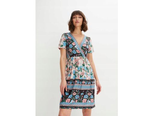 B.P.C sukienka kopertowa we wzory 40/42.