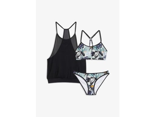 B.P.C tankini 3 części- top + figi + biustonosz 50.