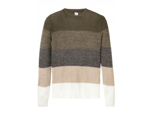 B.P.C sweter męski w paski S.