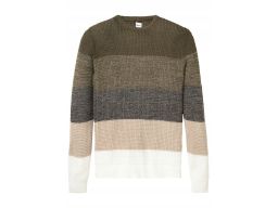 B.P.C sweter męski w paski S.