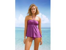 B.P.C tankini z topem bandeau fioletowe ^44