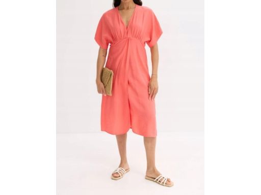 B.P.C sukienka tunikowa koralowa 48.