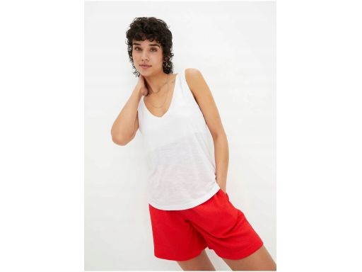 B.P.C top damski z wiskozy biały r.32/34