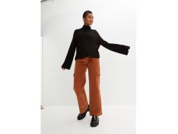 B.P.C czarny sweter ze stójką oversize ^36/38