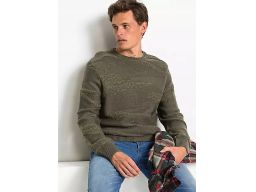 B.P.C sweter męski oliwkowy 4XL.