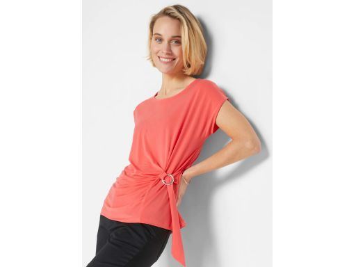 B.P.C koralowa bluzka z aplikacją ^48/50