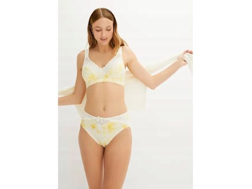 B.P.C biustonosz miękki bez fiszbin koronka 110C.