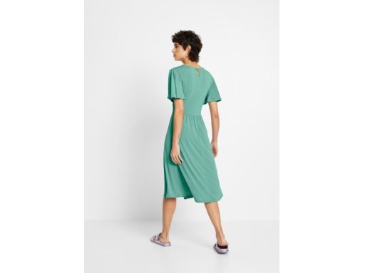 B.P.C sukienka zielona wiązanie midi 36/38.