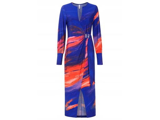 B.P.C sukienka midi asymetryczna ze sprzączką r.36/38