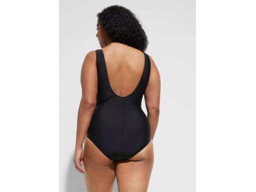 B.P.C kostium jednoczęściowy czarny wzór zebry 44.