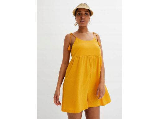 B.P.C kombinezon dżersejowy żółty letni szorty ^36/38