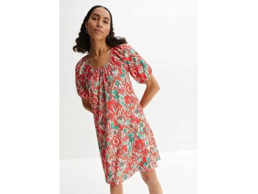 B.P.C sukienka wzorzysta z wiązaniem 44/46.