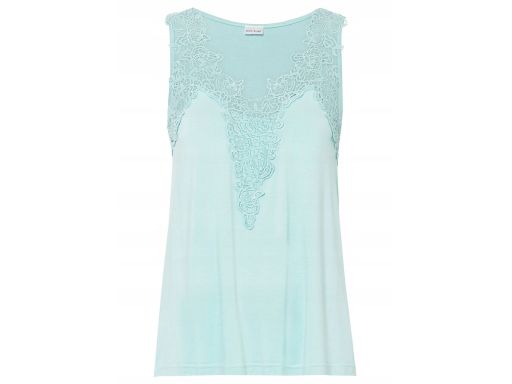 B.P.C top turkusowy z koronką ^44/46
