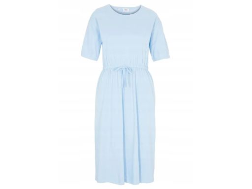 B.P.C bawełniana sukienka midi niebieska ^44/46