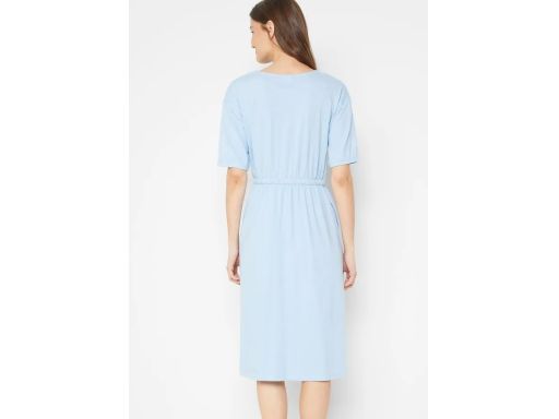 B.P.C bawełniana sukienka midi niebieska ^44/46