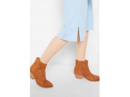 B.P.C bawełniana sukienka midi niebieska ^44/46