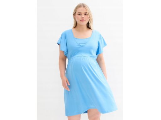 B.P.C sukienka ciążowa i karmienia piersią niebieska ^48/50