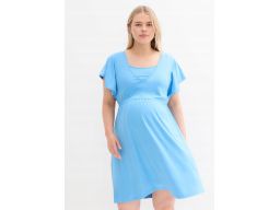 B.P.C sukienka ciążowa i karmienia piersią niebieska ^48/50