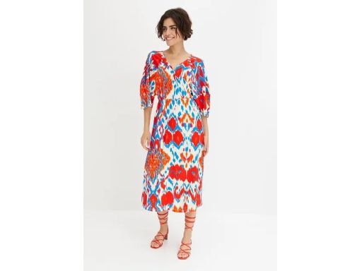 B.P.C sukienka wzorzysta midi r.32/34