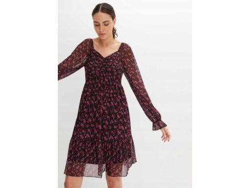 B.P.C sukienka z siateczki w kwiaty r.36/38