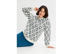 B.P.C sweter damski we wzory ^36/38