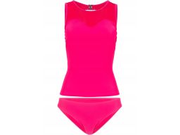 B.P.C Tankini z koronką kolor fuksja *48