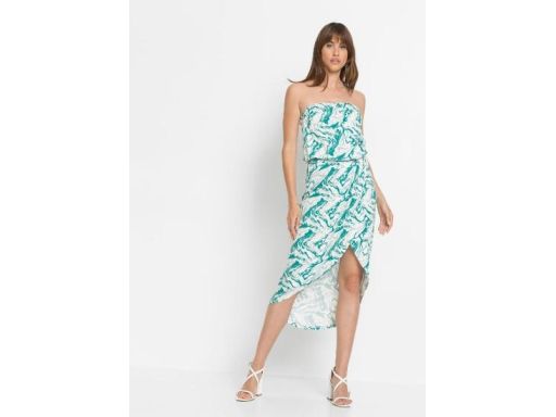 B.P.C asymetryczna sukienka bandeau 40/42.