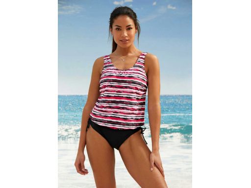 B.P.C kolorowe tankini w paski 42.