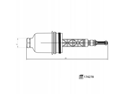 Fe174278 Obudowa Filtra Oleju Pasuje Do: Mercedes C (Cl203), C T-Model