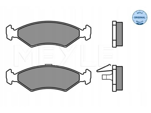 025 231 0315 Klocek Hamulcowy Kpl. Przód , Pasuje Do: Ford Courier, Es