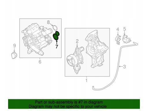 Uszczelka Termostatu BMW OE F31 F32 F33 F34 F36