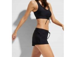 B.P.C bikini bustier z szortami TURKUSOWE r.38