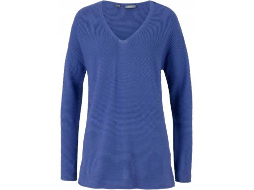 B.P.C sweterek chabrowy dzianinowy klasyczny 36/38