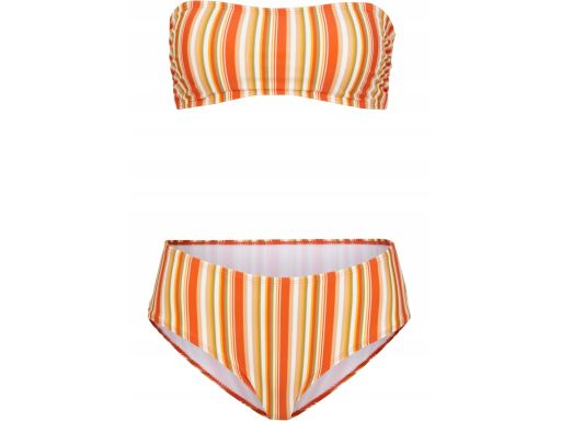 B.P.C bikini z figami w kolorowe paski r.38
