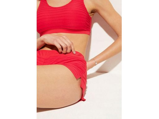 B.P.C bikini malinowe bustier z szortami 38.