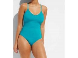 B.P.C kostium kąpielowy jednoczęściowy turkus 42.