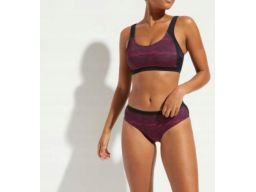 B.P.C bikini czarno-różowe we wzory 40.