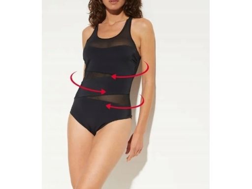 B.P.C kostium kąpielowy modelujący ekskluzywny siateczka 40.