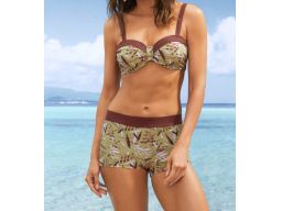 B.P.C bikini na fiszbinach z bokserkami 38 (75E).