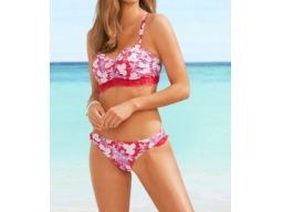 B.P.C bikini bandeau z koronką na fiszbinach 38 (75D).