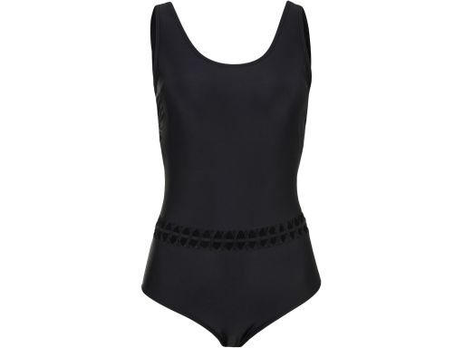 B.P.C kostium kąpielowy czarny z ozdobnymi wycięciami r.42